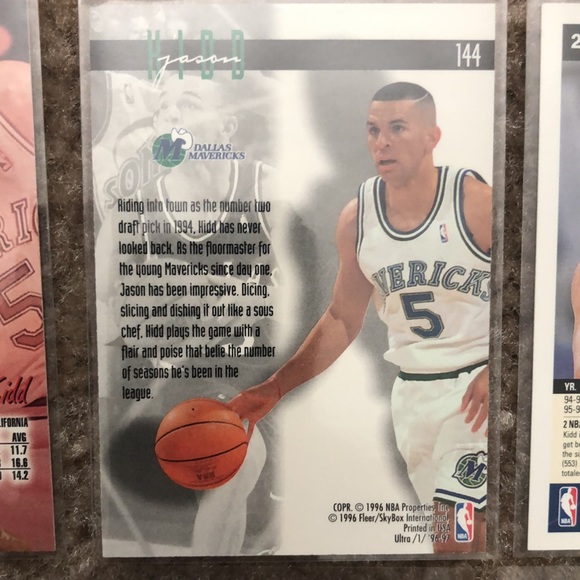 Jason Kidd Dallas Mavericks Basketball Card Lot - Picture 12 of 16